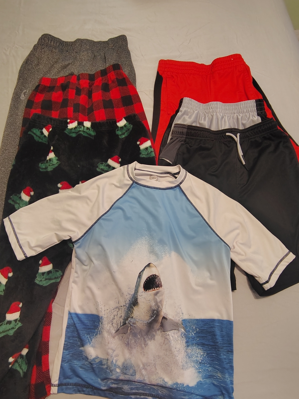 Pre-owned Boys Bottoms and Swim Top Size 8-16